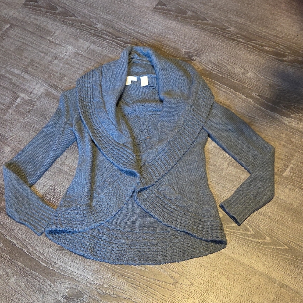 New York & Company Grey Women's Cardigan